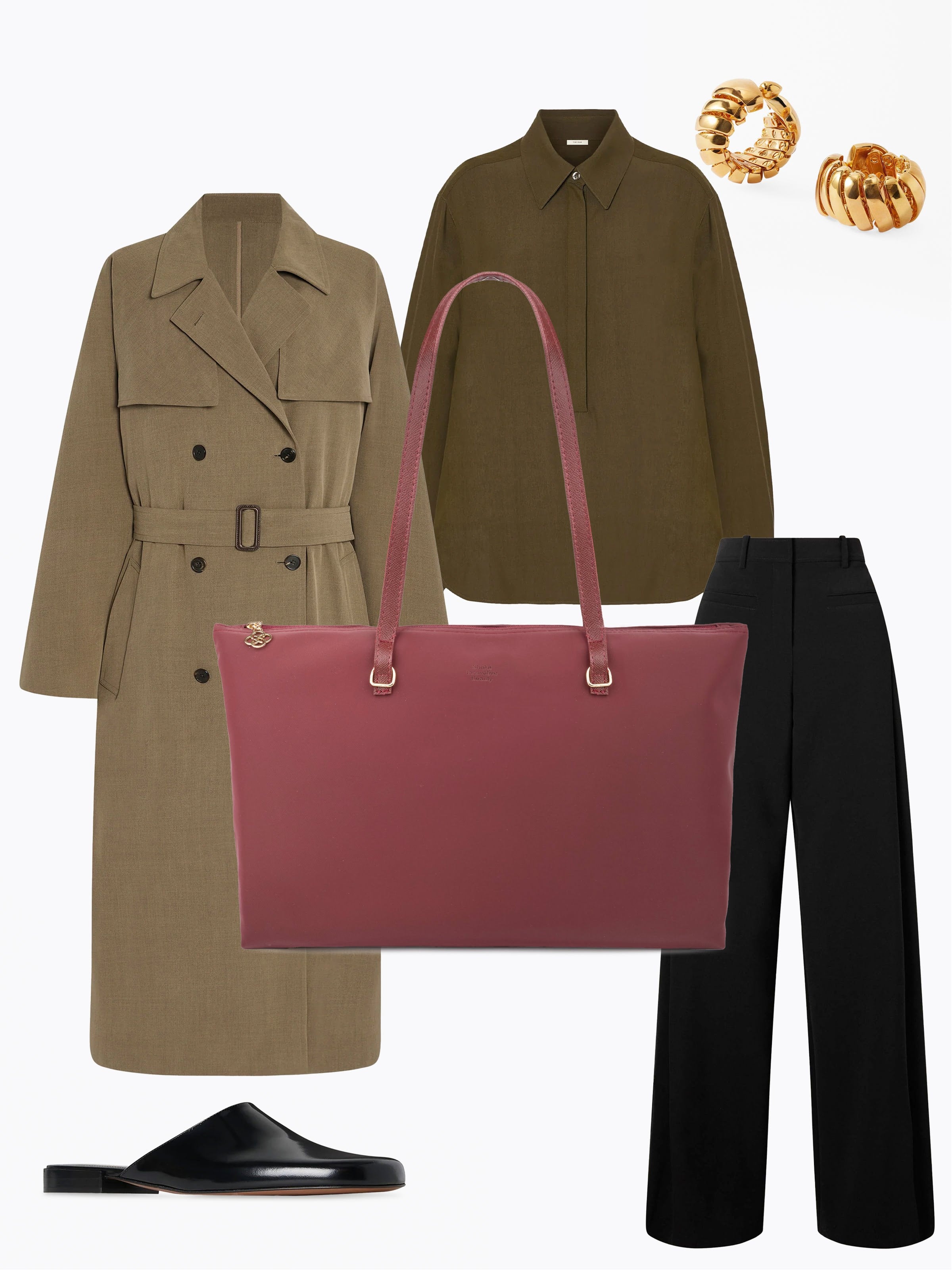 Bordo SHK272 Fermuarlı,Astarlı,Shopper El,Kol ve Omuz Çanta