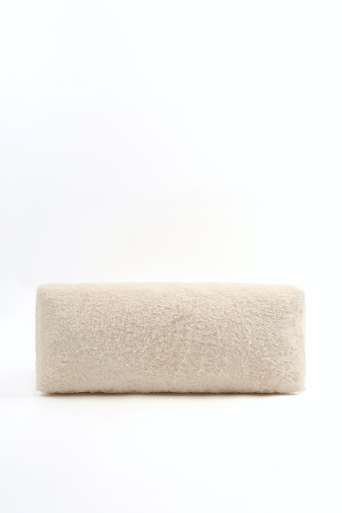 Krem SHK268 XL Boy Peluş Kumaş ,Saç Şekillendirici , Makyaj ve Seyahat Çantası