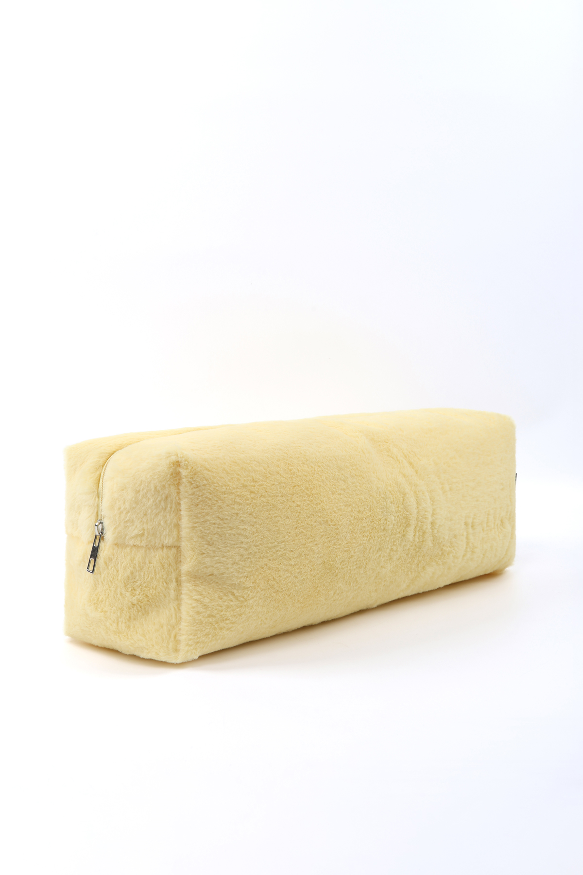 Sarı SHK268 XL Boy Peluş Kumaş ,Saç Şekillendirici , Makyaj ve Seyahat Çantası