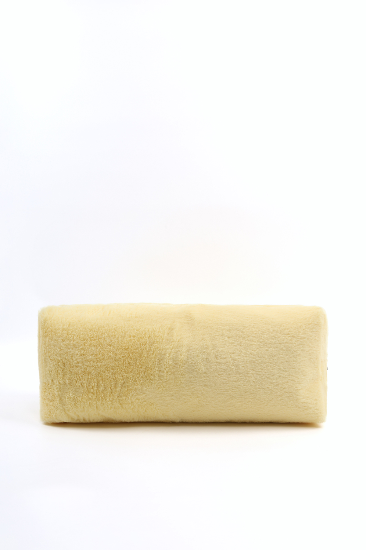 Sarı SHK268 XL Boy Peluş Kumaş ,Saç Şekillendirici , Makyaj ve Seyahat Çantası