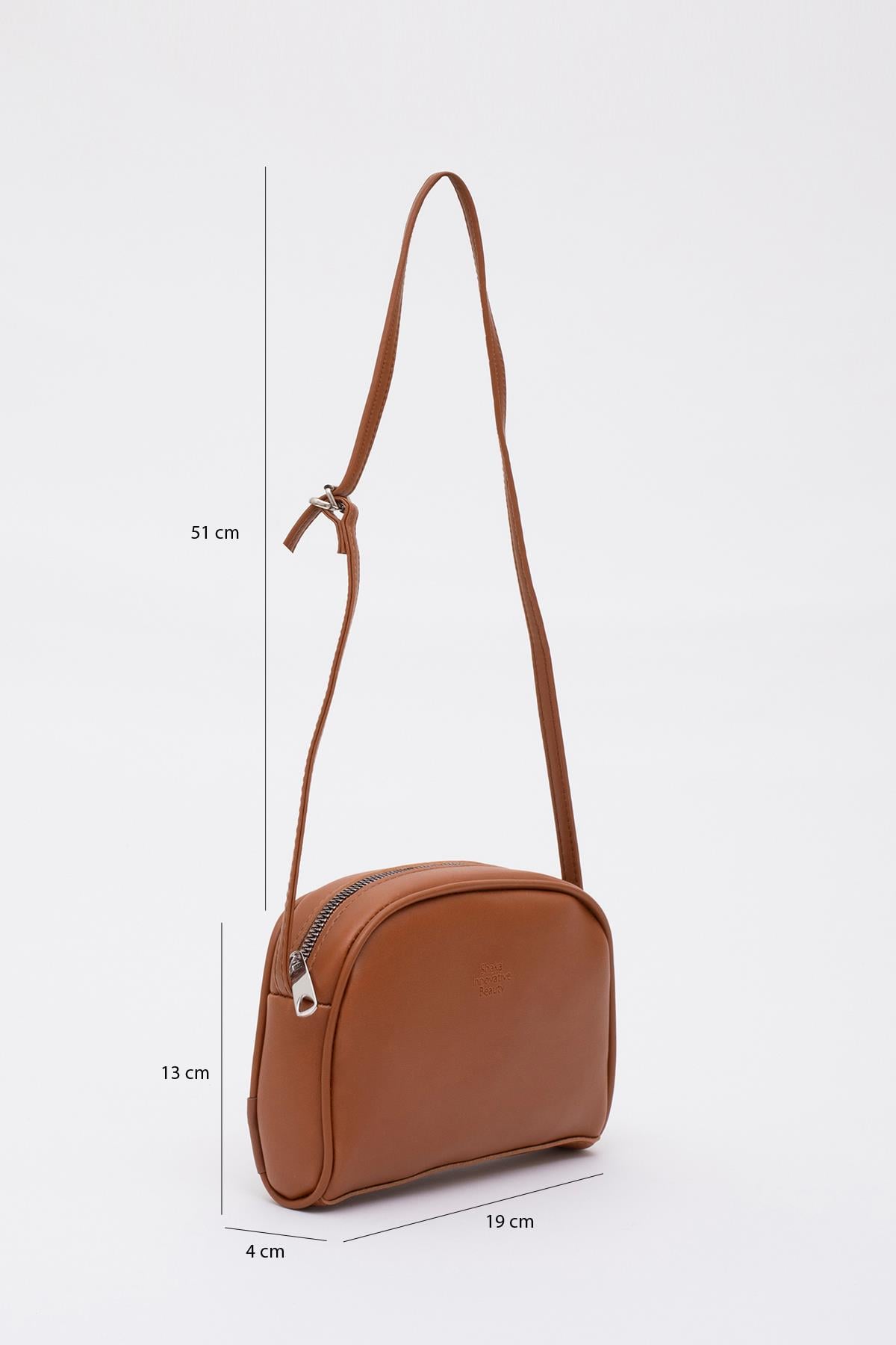 Taba Shk25 Mini Urban Çapraz Askılı Tek Bölmeli Suni Deri Kol ve Omuz Çantası U:19 E:13 G:4 cm