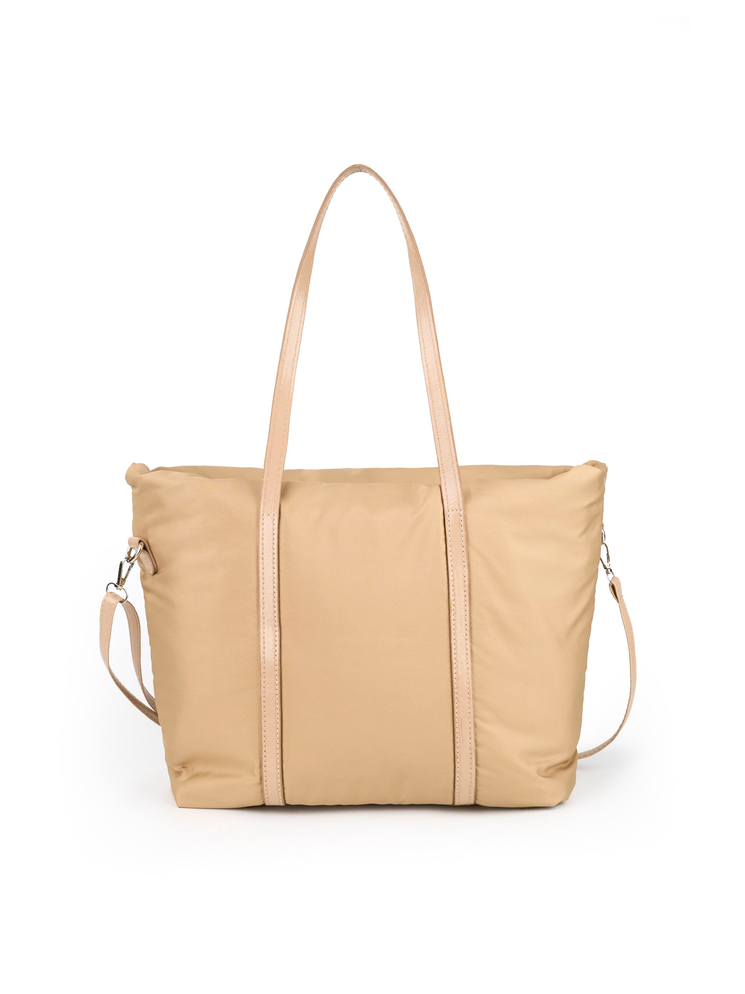 Vizon SHK319 Fiyonk Charmlı,Fermuarlı,Astarlı Shopper Çanta