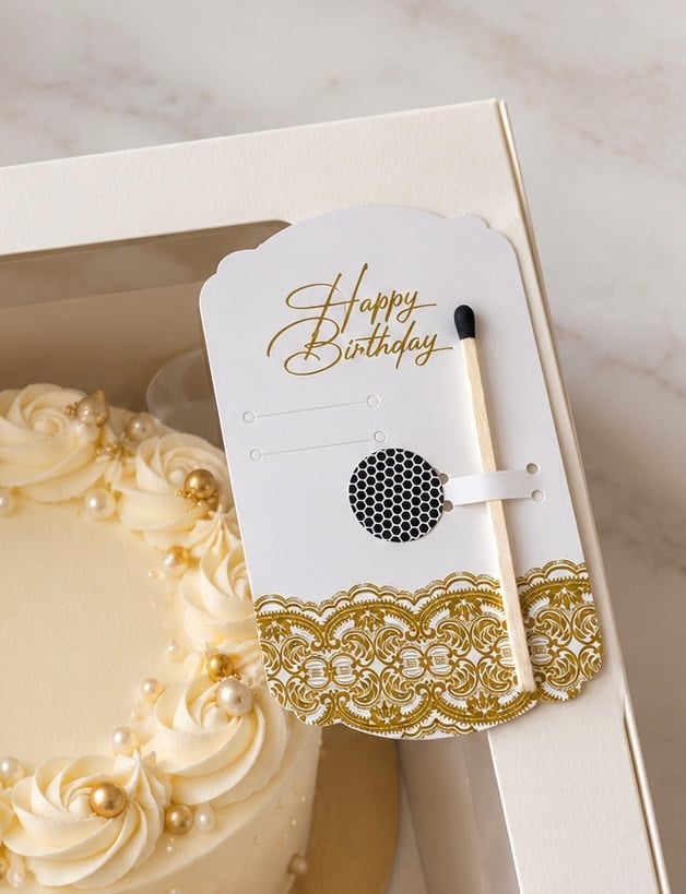EGE CONCEPT LİFE-Kibritli Sunum Kağıdı Happy Birthday