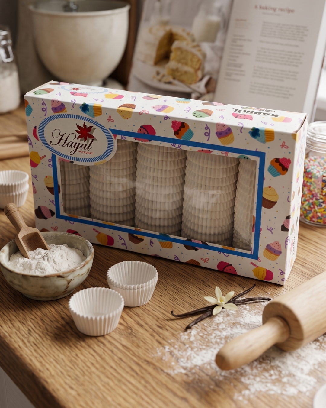 Hayal-Cupcake ve Muffin Kağıt Kalıbı No: 1 Küçük Boy - Hayal Aksesuar (Yaklaşık 1000 Adet)