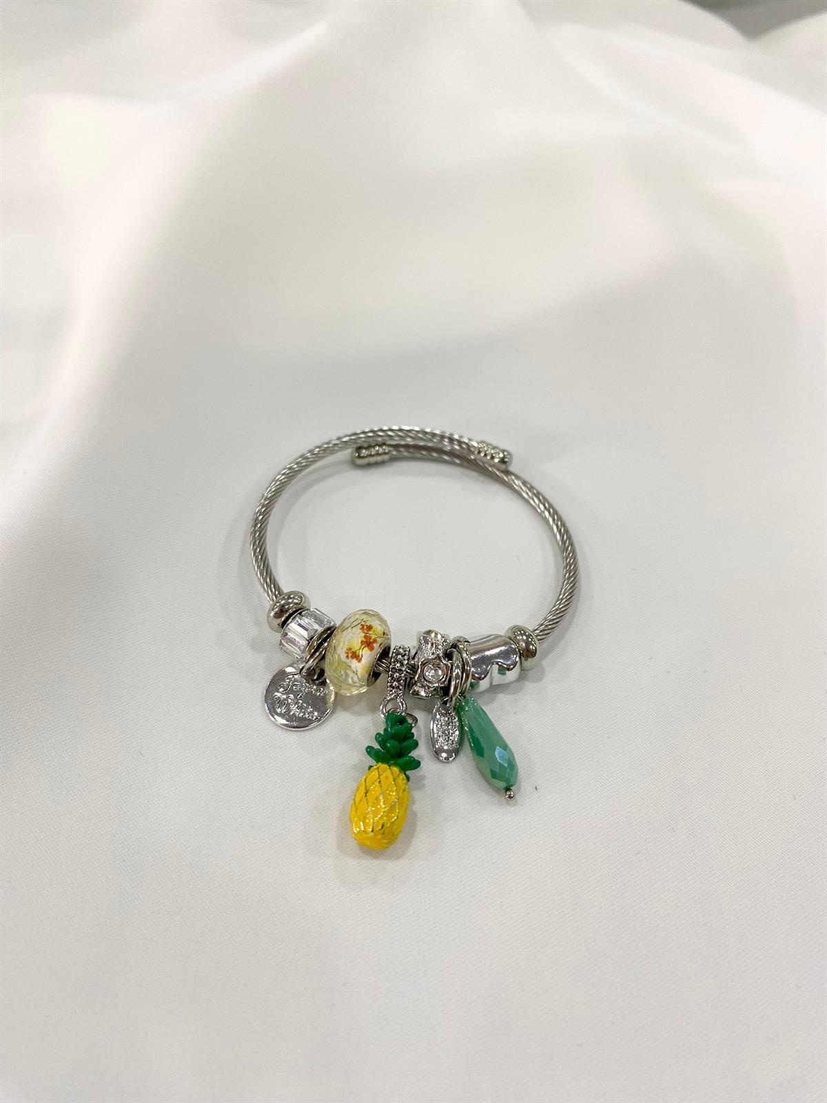 ANANAS CHARMLI SİLVER PANDORA