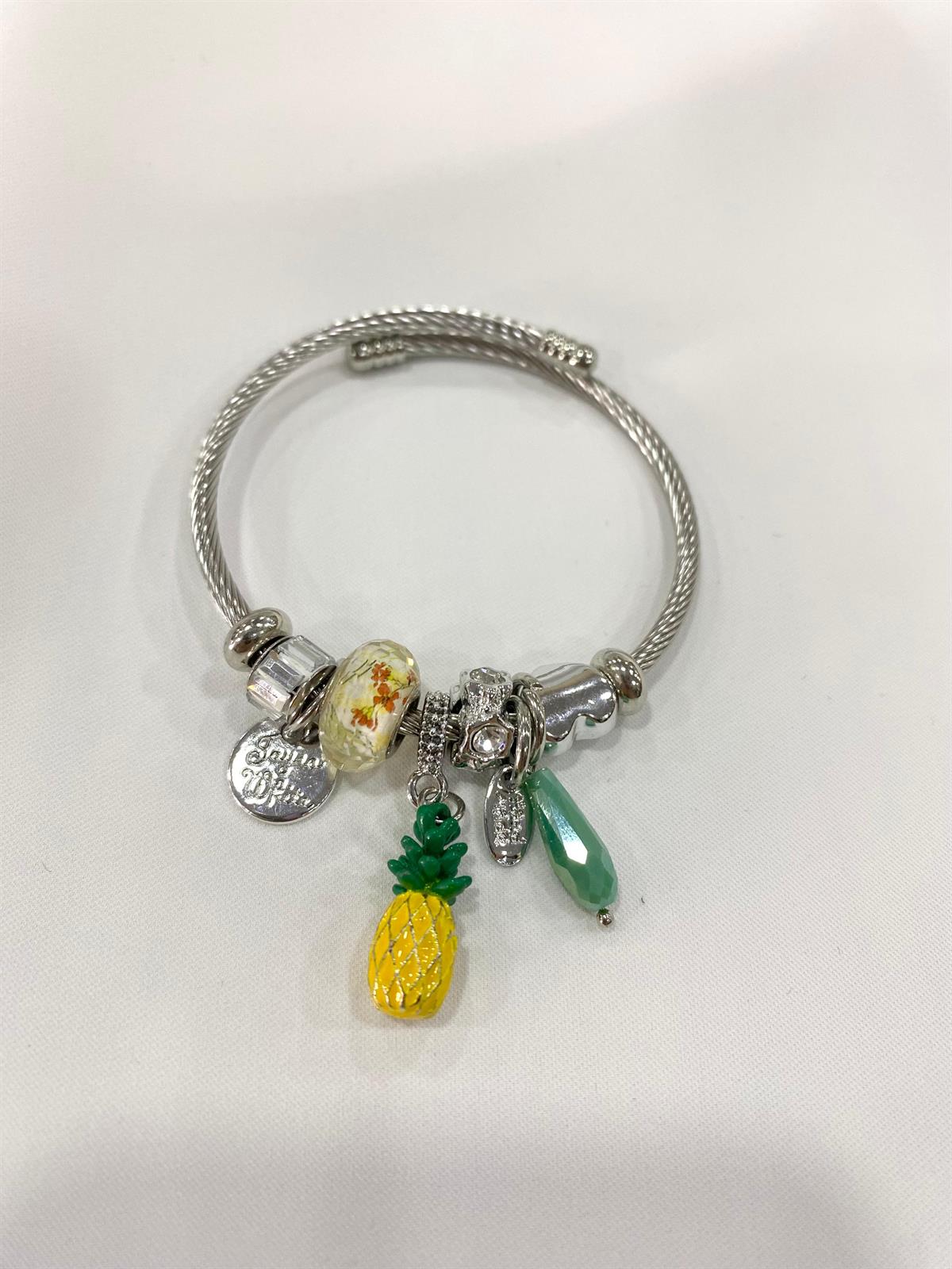 ANANAS CHARMLI SİLVER PANDORA