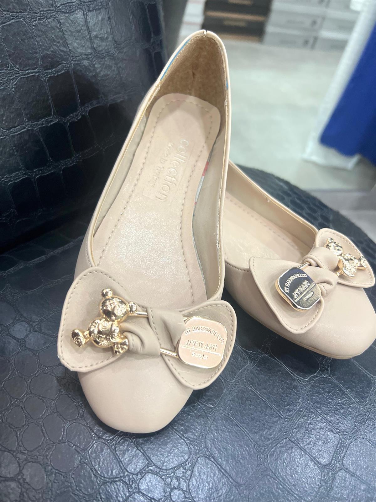 BEAR DETAYLI BABET(KREM)