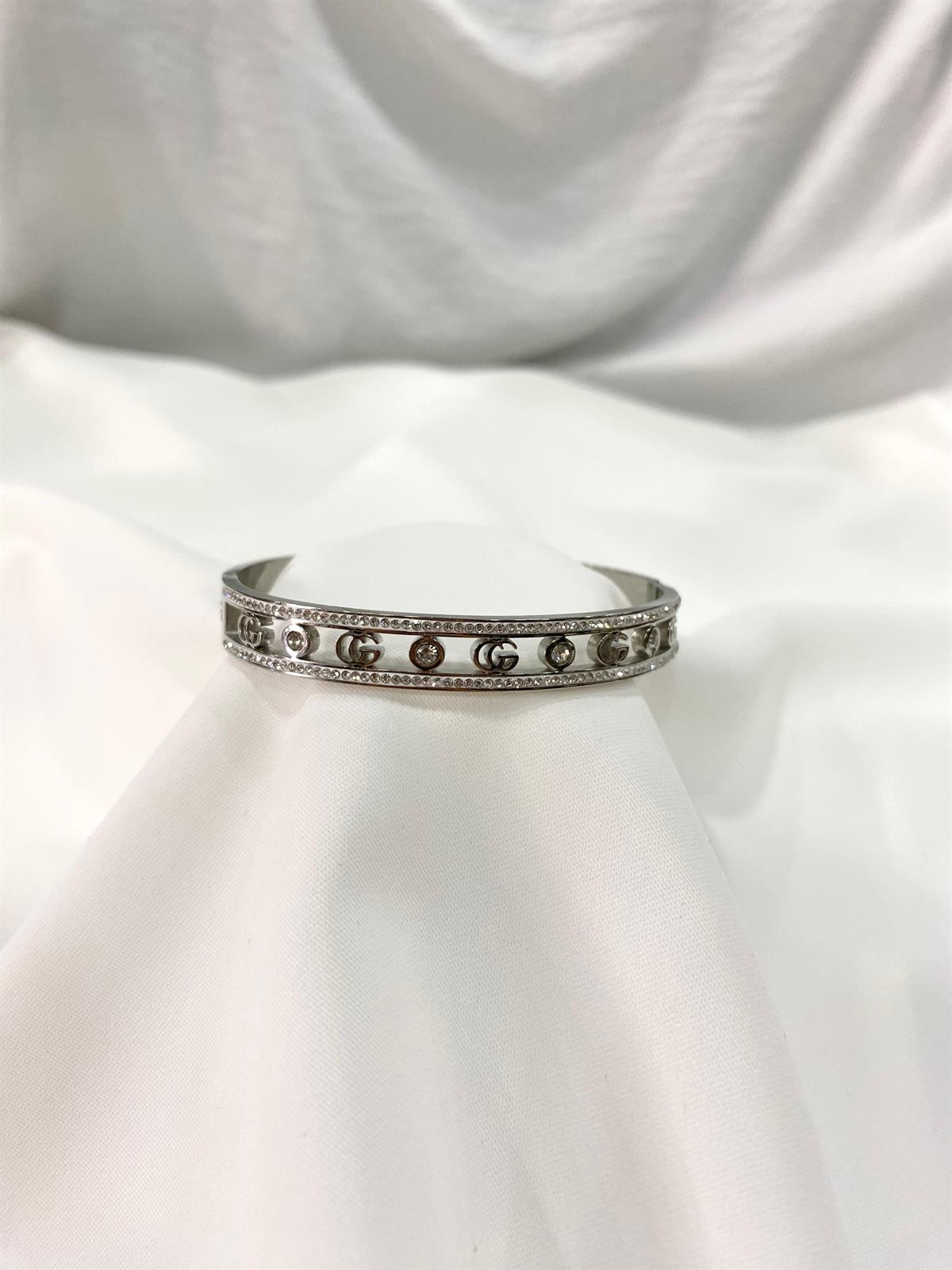 GUCCI SILVER ÇELİK KELEPÇE