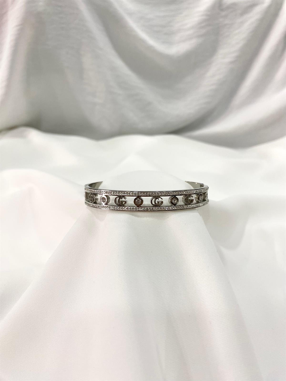 GUCCI SILVER ÇELİK KELEPÇE