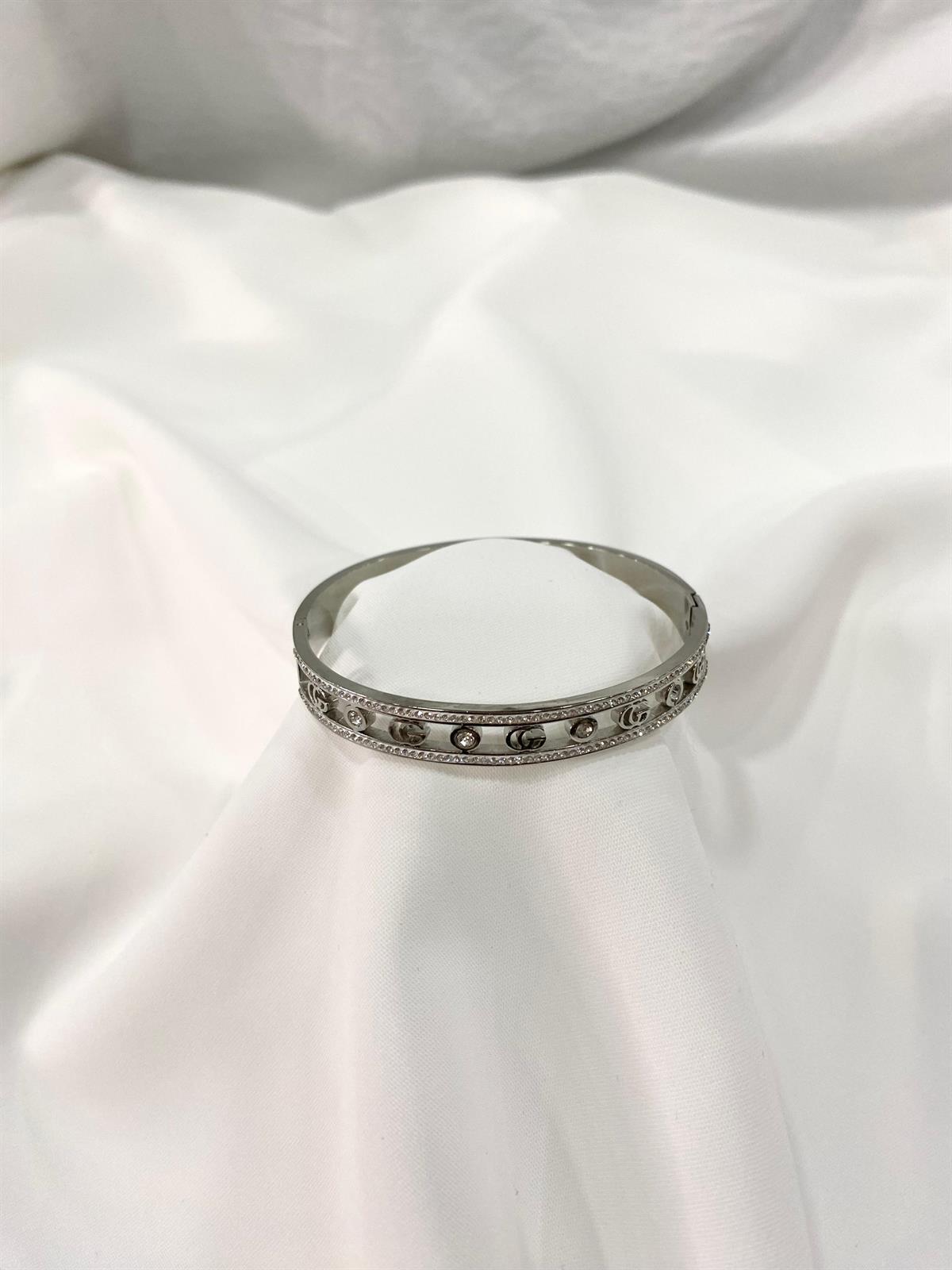 GUCCI SILVER ÇELİK KELEPÇE