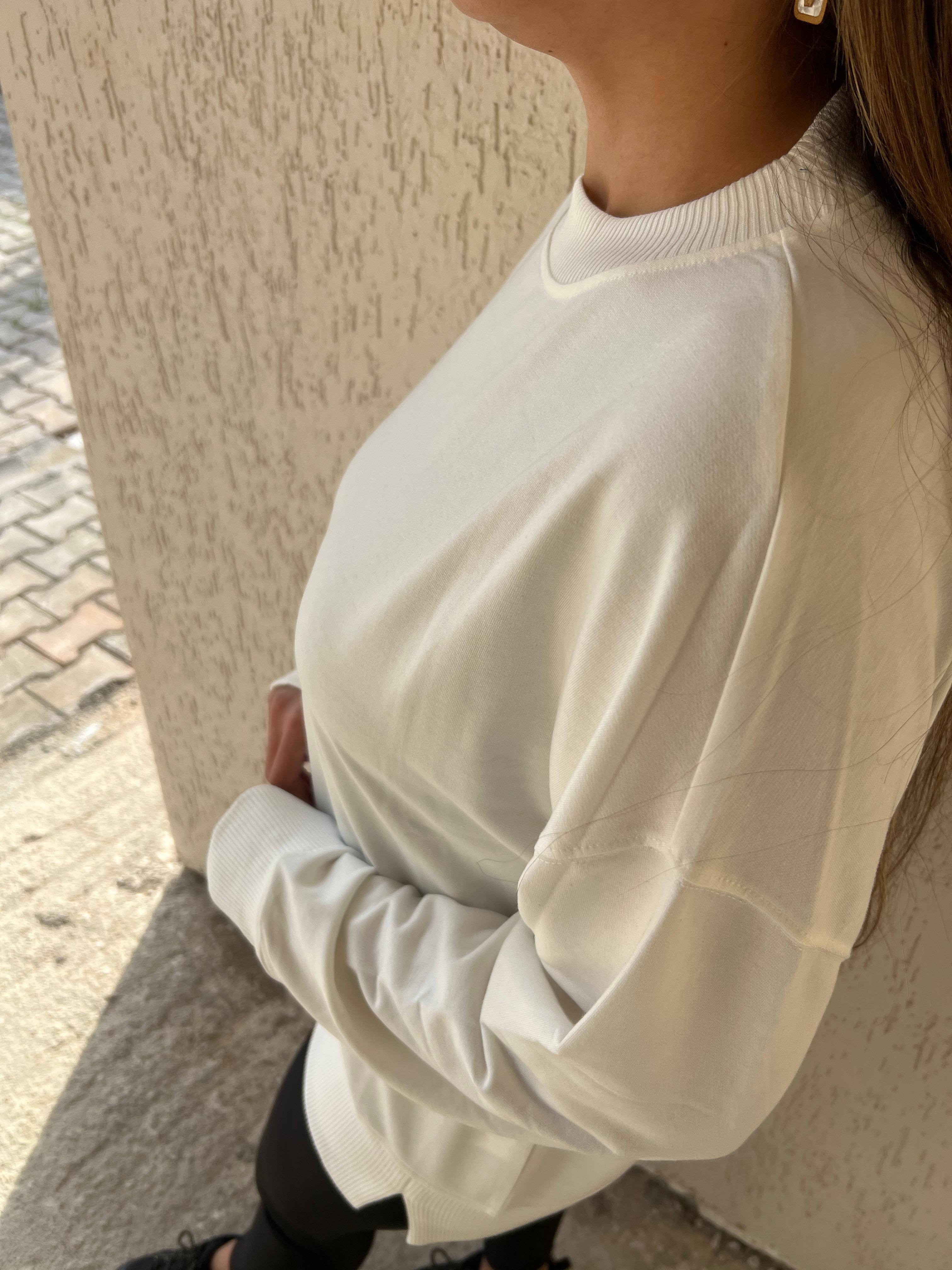 SWEAT BEYAZ