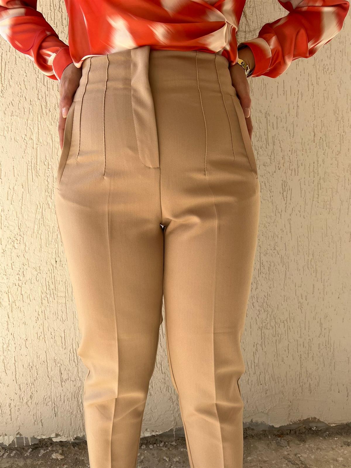 ZARA MODEL PANTOLON BEJ