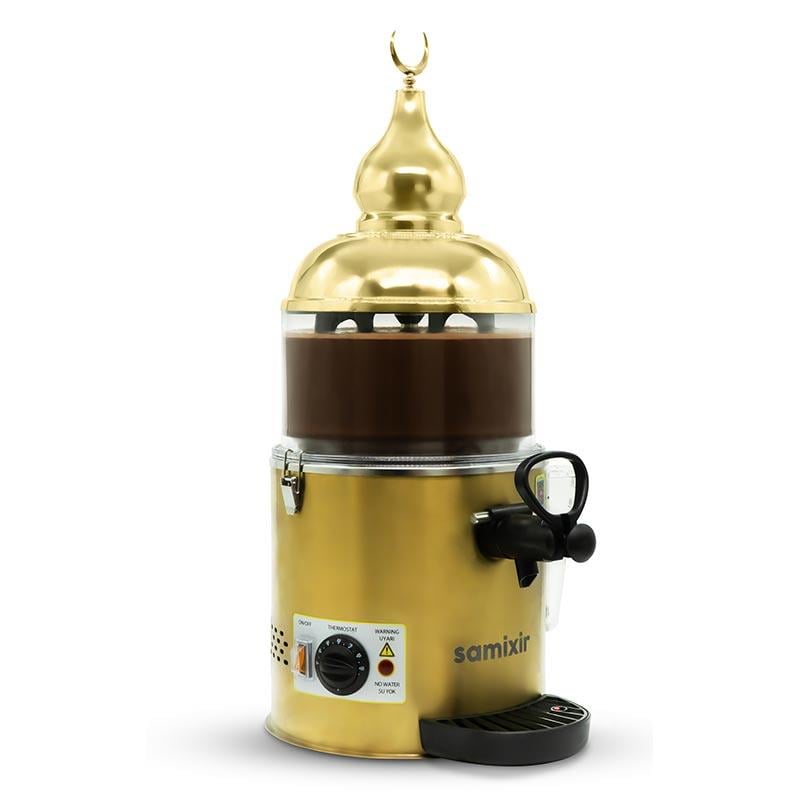 Samixir Sıcak Çikolata ve Sahlep Makinesi, 5 L, Gold SC.05