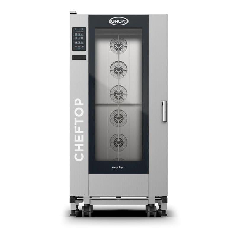 Unox Cheftop Plus Combi Konveksiyonlu Dijital Fırın 20 Tepsili GN 2/1 Gazlı XEVL-2021-GPRS