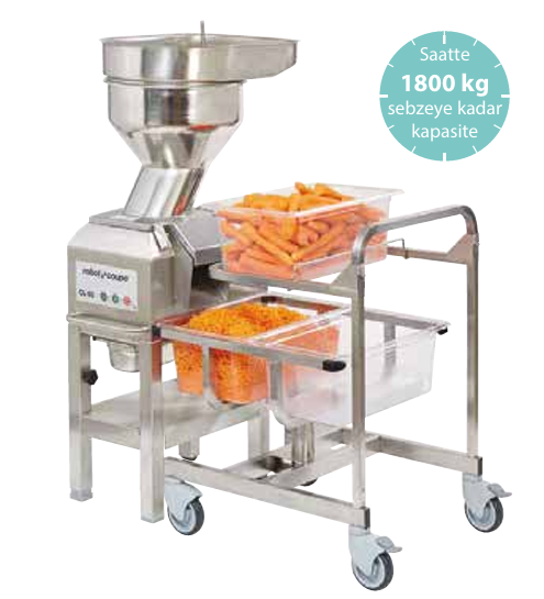 Robot Coupe CL 60-3 Ayaklı Sebze Doğrama Makinesi, Çalışma İstasyonu, 4.9 L 1500 W