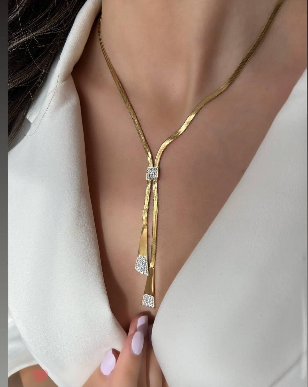 Elena 316L Kararmaz Çelik Takı Seti316L Paslanmaz Çelik Elena Takı Seti | Kararma Yapmaz, Zarif Stil