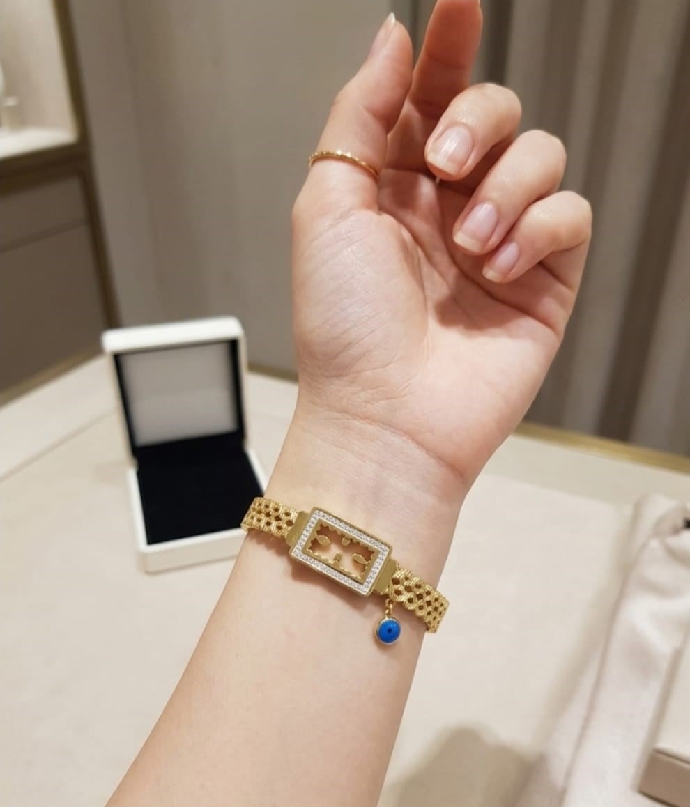 Gram Altın1 Gold Kadın Çelik KelepçeGram Altın1 Gold Kadın Çelik Kelepçe  Zarif ve Modern Tasarım