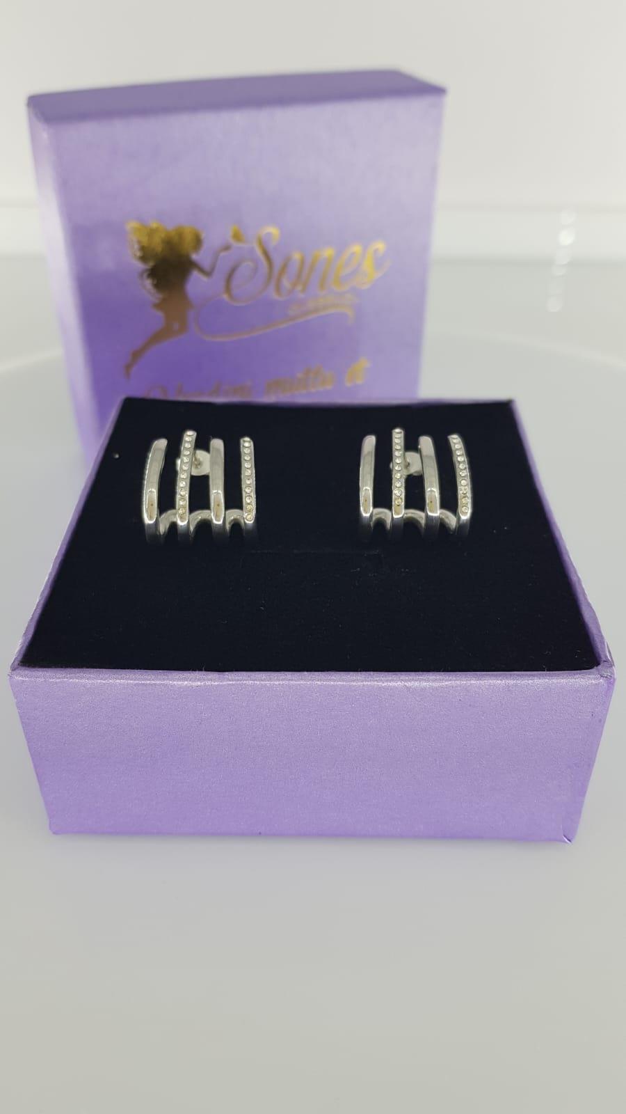 Gümüş Rengi Çelik Küpe Sns302009Gümüş Rengi Çelik Küpe Sns302009