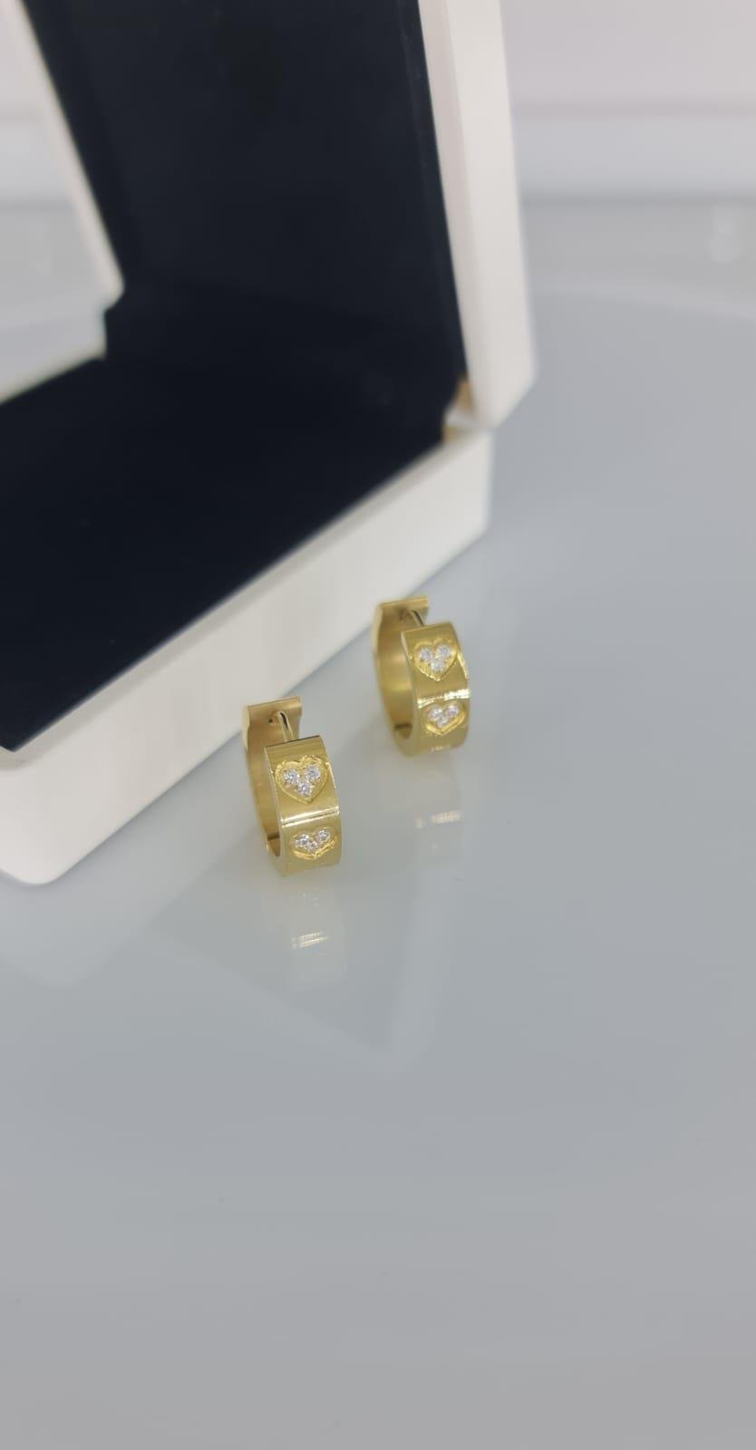 Kalp Halka Çelik Küpe Sns302014Kalp Halka Çelik Küpe Sns302014