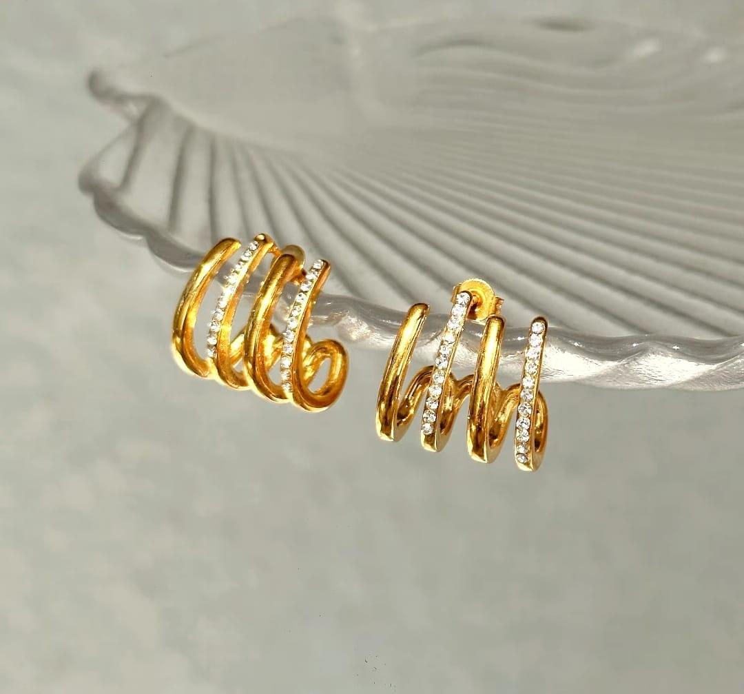 Moda Kadın Çelik Küpe Sns302007Moda Kadın Çelik Küpe Sns302007