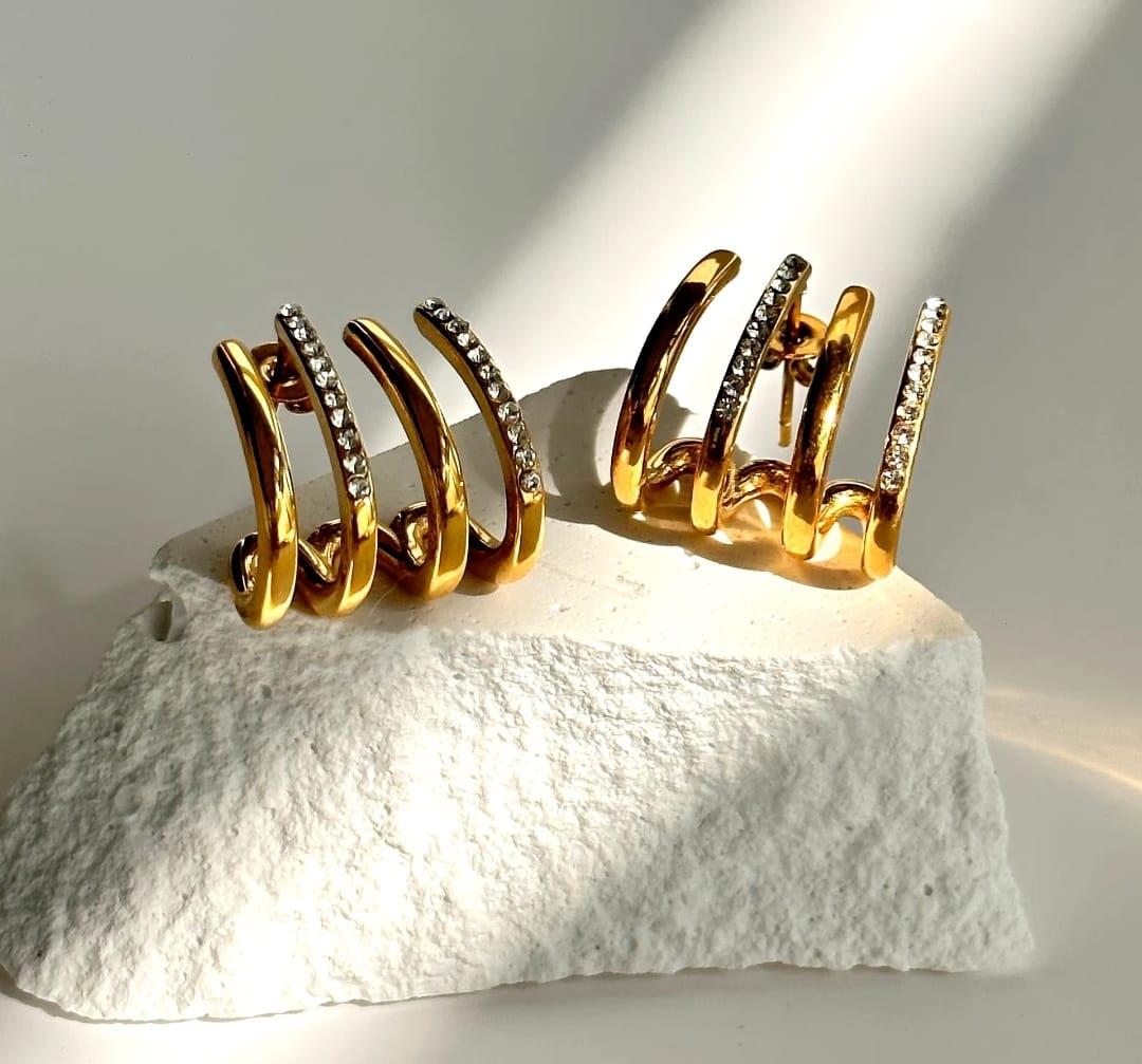 Moda Kadın Çelik Küpe Sns302007Moda Kadın Çelik Küpe Sns302007