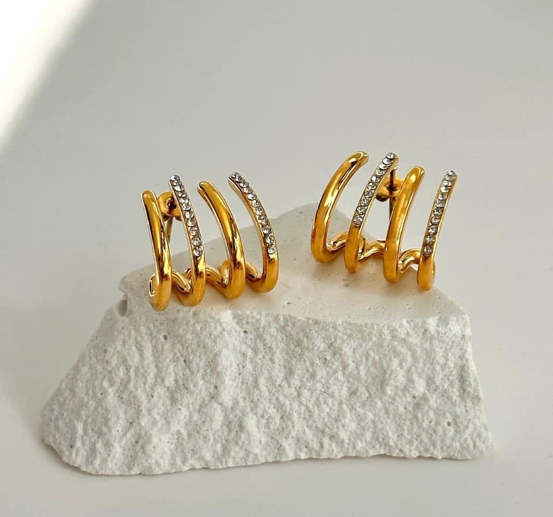 Moda Kadın Çelik Küpe Sns302007Moda Kadın Çelik Küpe Sns302007