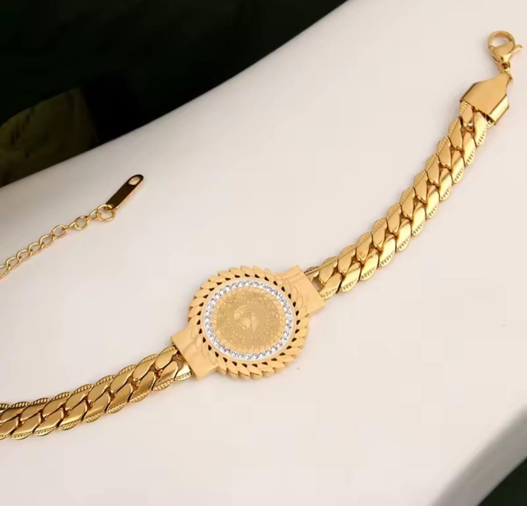 Orta kısmı sabit Çelik Bileklik Sns020Orta kısmı sabit Çelik Bileklik Sns020