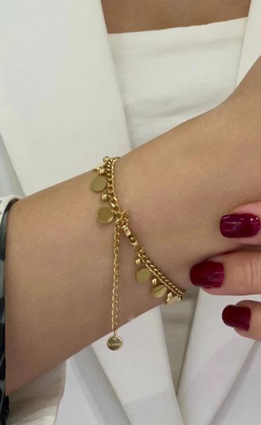 Pullu Çelik Bileklik Sns095Pullu Çelik Bileklik Sns095