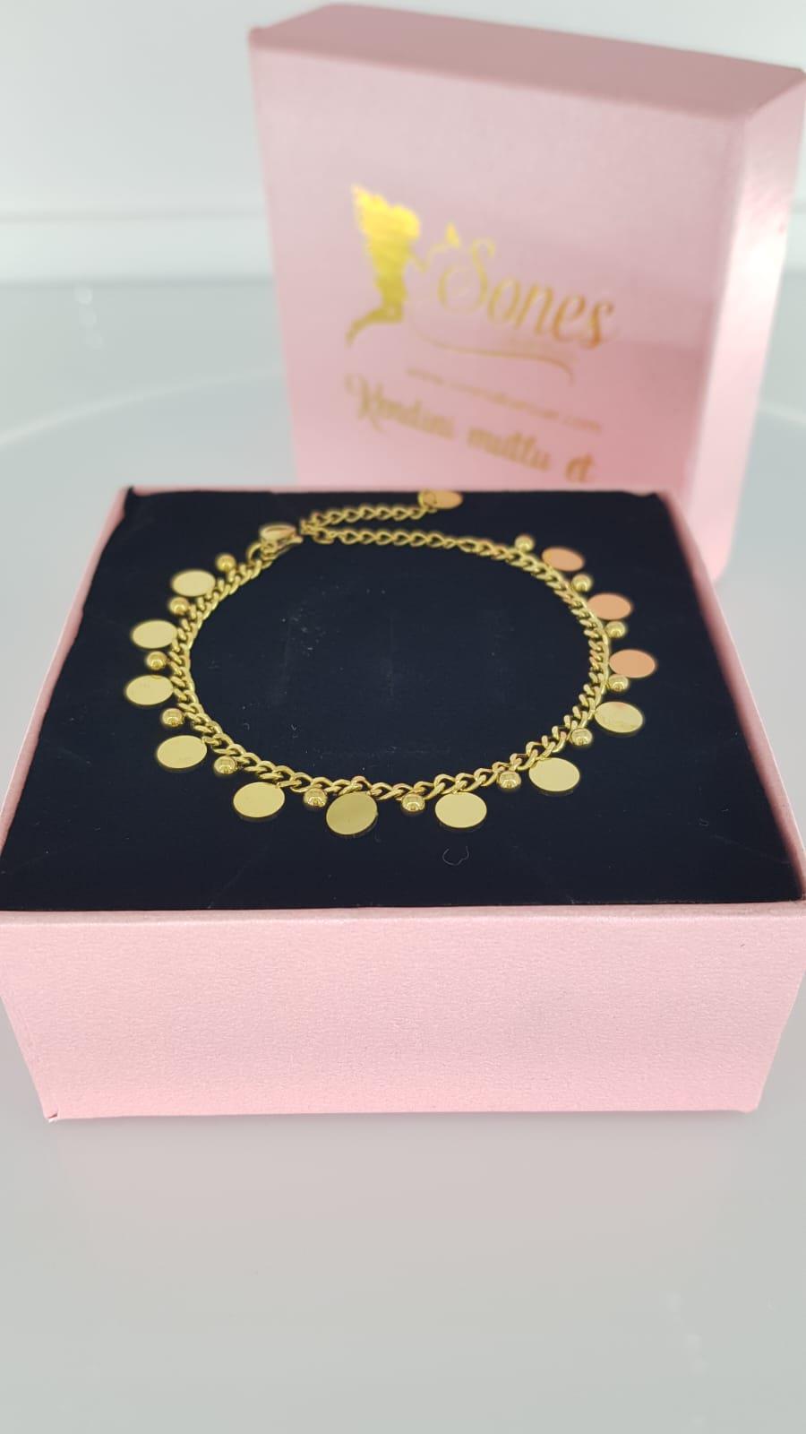 Pullu Çelik Bileklik Sns095Pullu Çelik Bileklik Sns095