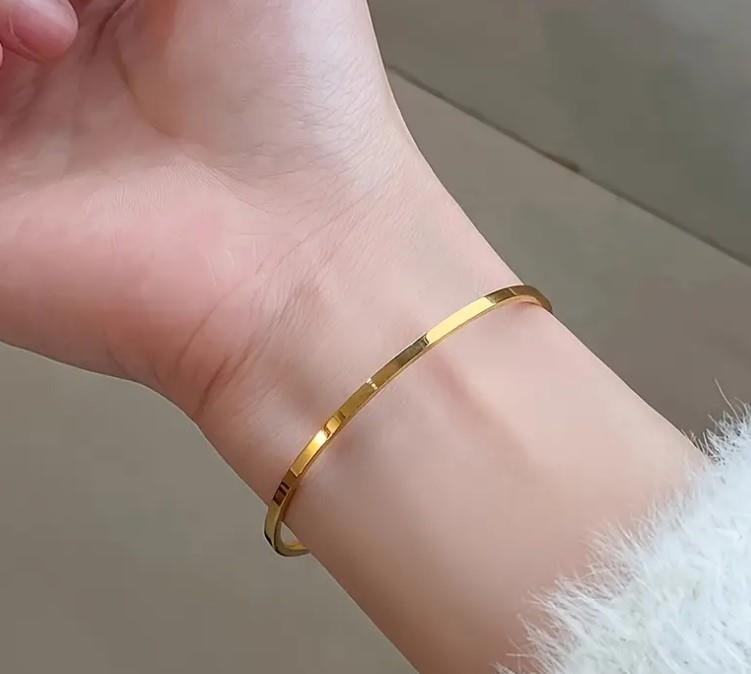 Sns103816Ince Ajda Çelik Bilezik