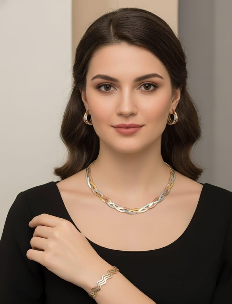 Sns5003243 renkli Çelik Takı Seti