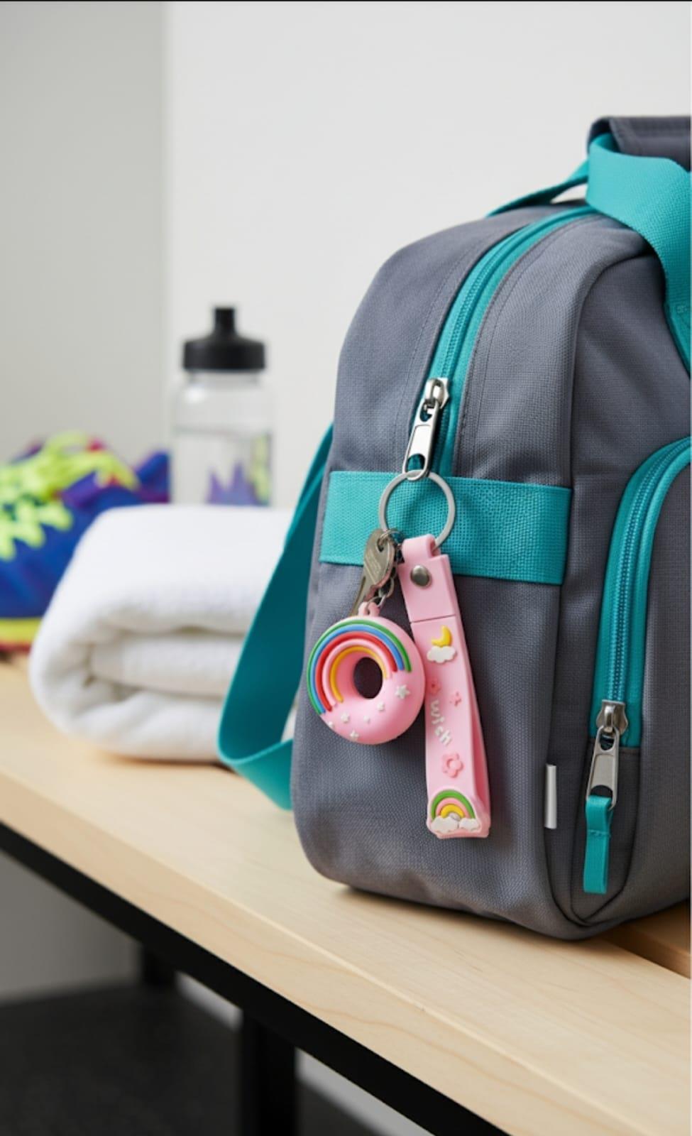 Sns900128donat Pembe Anahtarlık