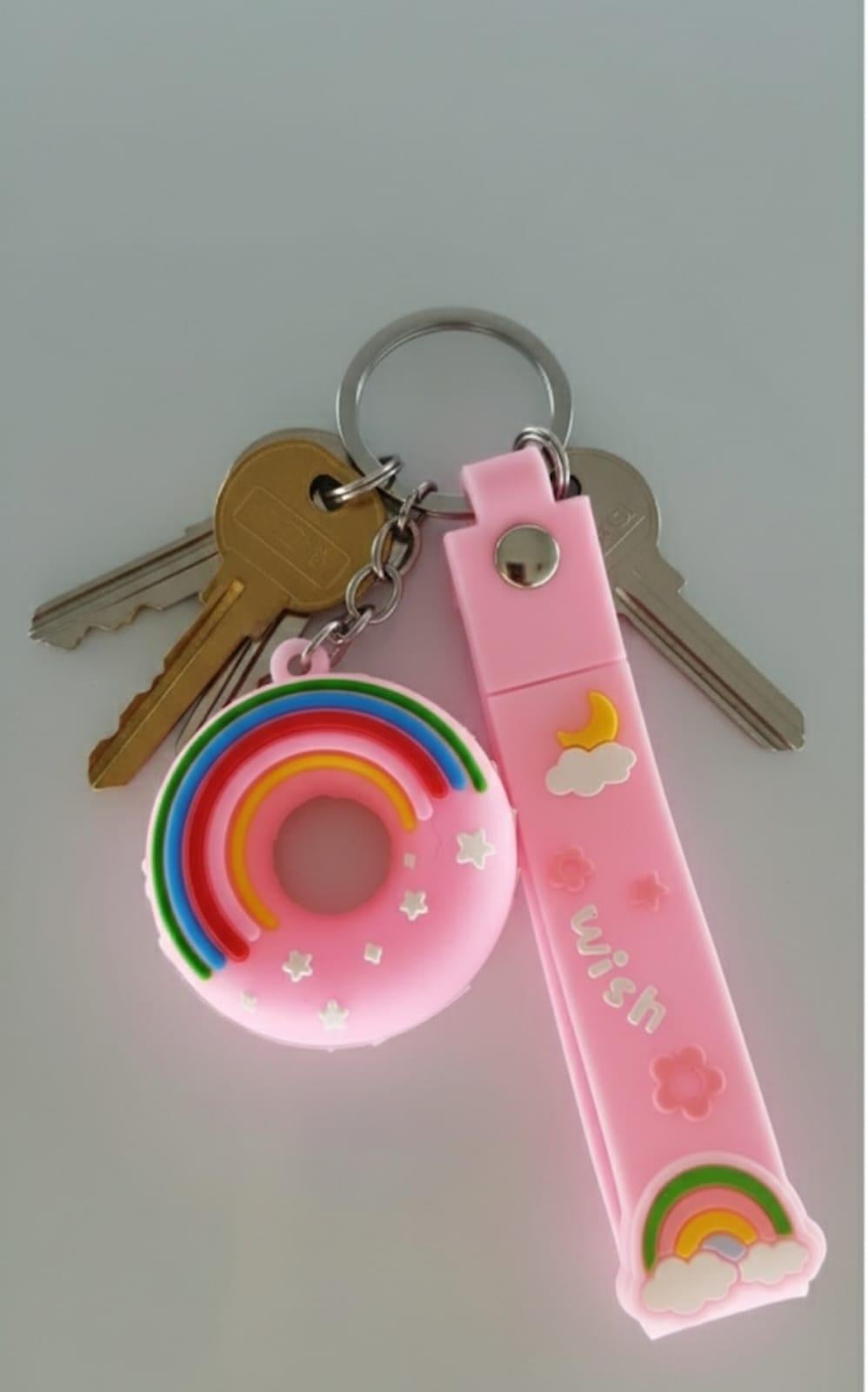 Sns900128donat Pembe Anahtarlık