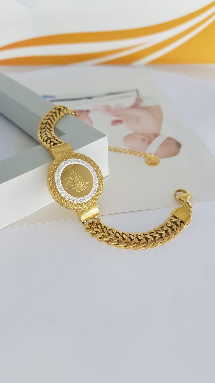 Tuğra Gold Çelik Bileklik Sns400352Tuğra Gold Çelik Bileklik Sns400352