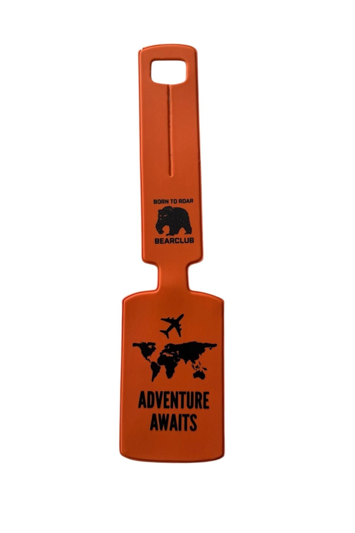 1 Adet Universal Bear Club Baskılı Bavul Etiketi Valiz Etiketi Su Geçirmeyen PVC İsimli Kartlık