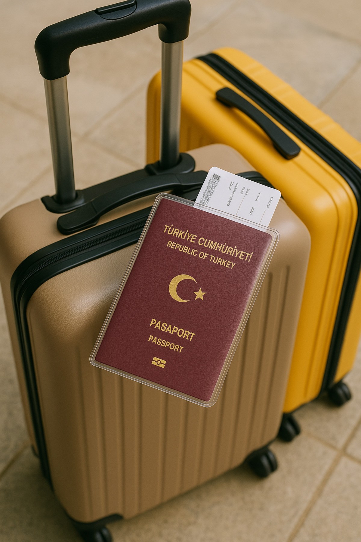 2 Adet Universal Pasaport Kılıfı Şeffaf Su Geçirmeyen PVC Pasaport Koruma Kabı