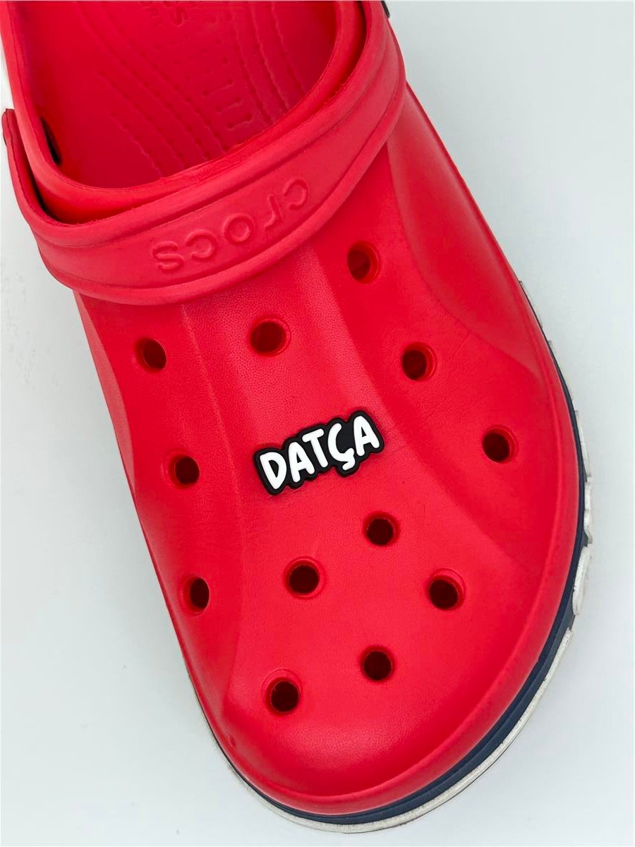Datça Yazı Temalı Temalı Jibbitz Crocs Terlik Süsü