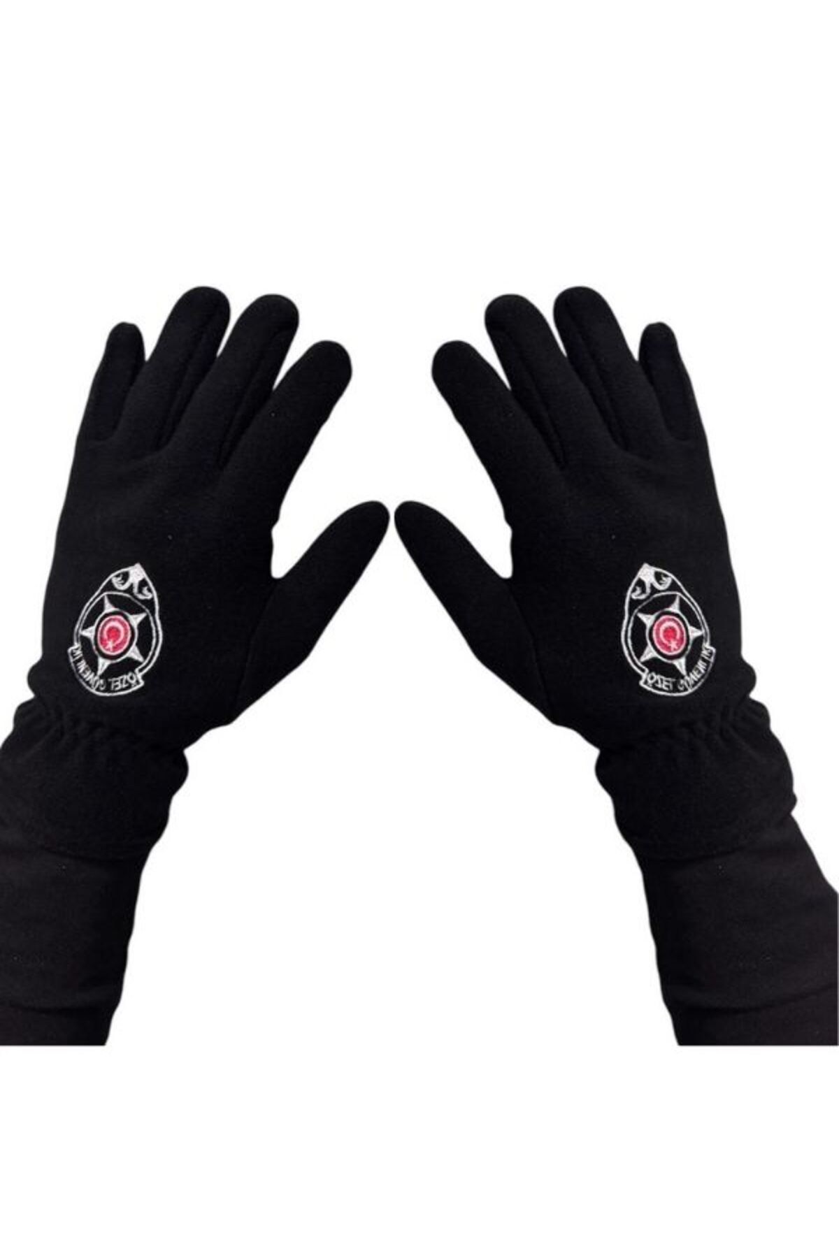 Özel Güvenlik Temalı Unisex Termal Kışlık 1. Kalite Polar Eldiven