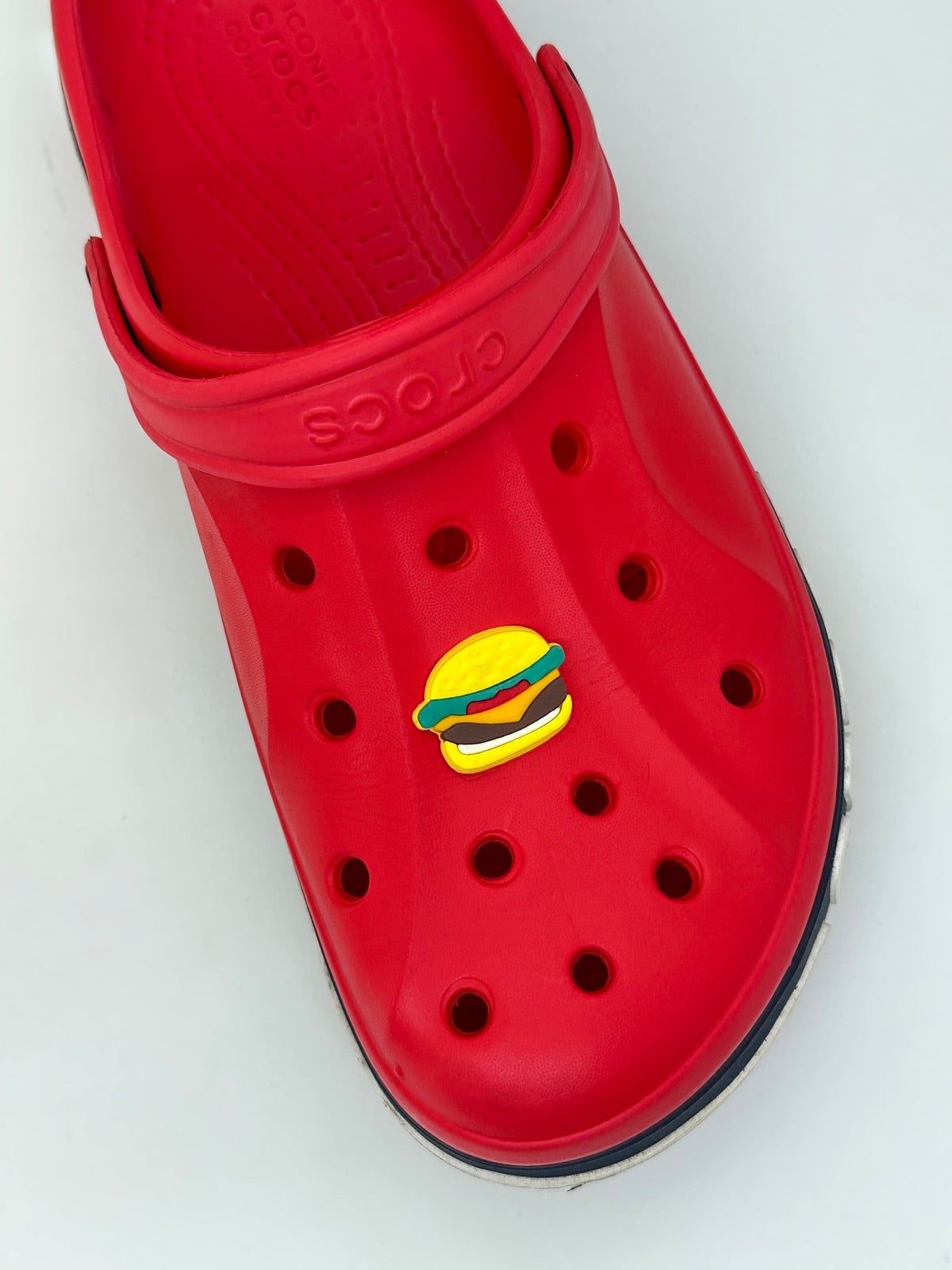 Sarı Hamburger Temalı Jibbitz Crocs Terlik Süsü