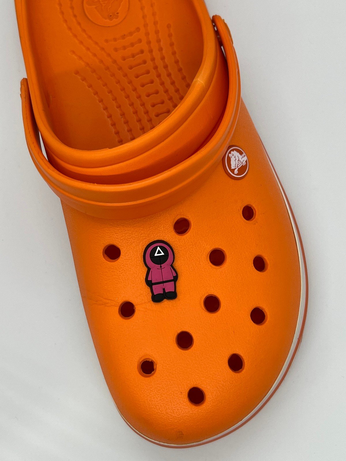 Squid Game Üçgen Temalı Temalı Jibbitz Crocs Terlik Süsü 