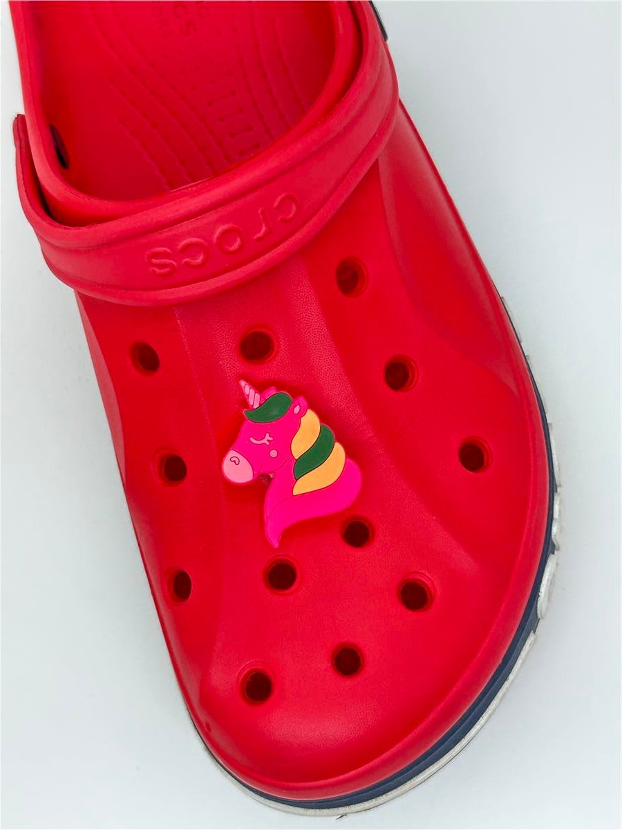Unicorn Temalı Işıklı Jibbitz Crocs Terlik Süsü