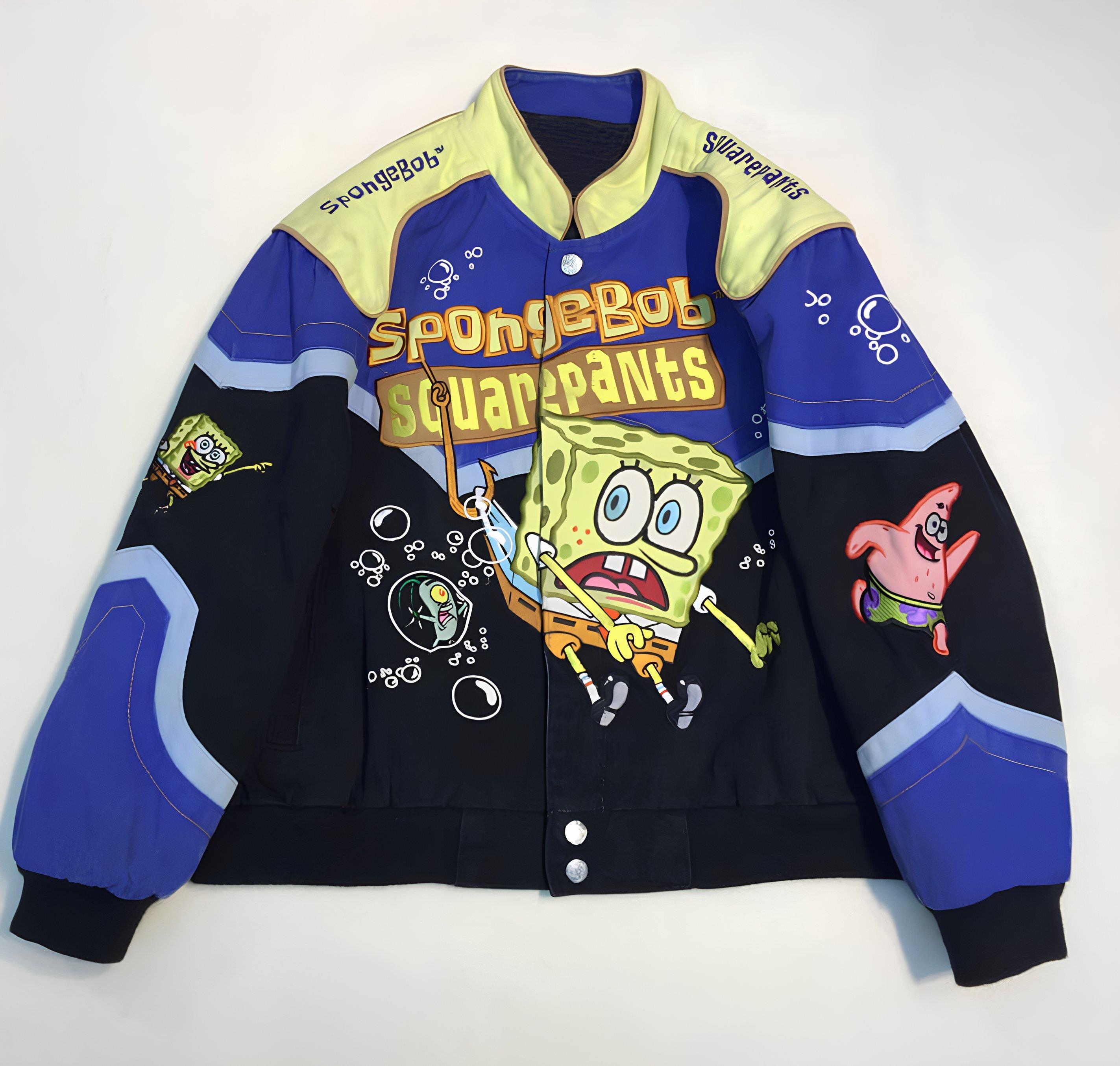 Sponge Bob Detail Bomber Oversize Ceket