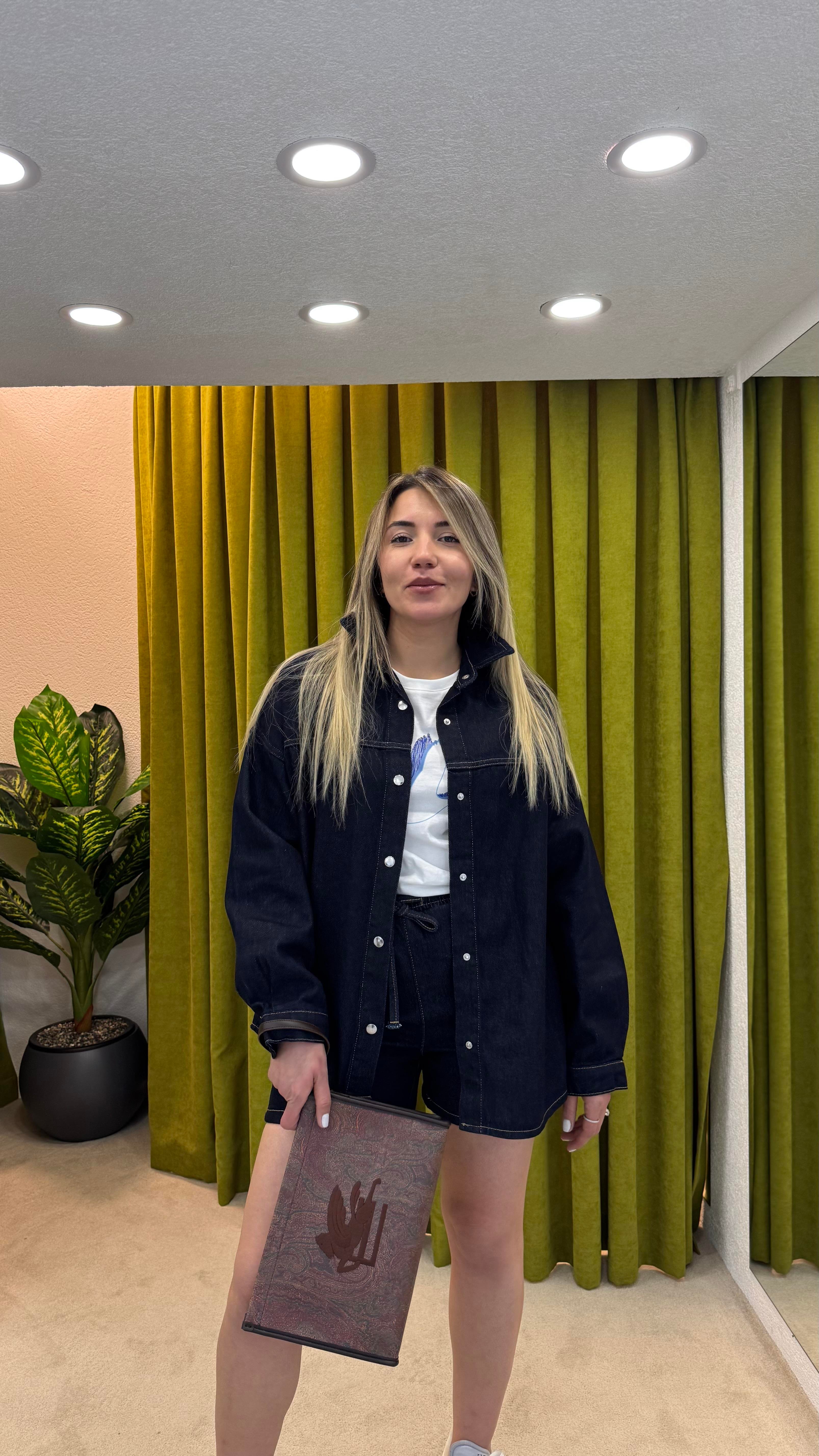 DENIM ŞORTLU TAKIM