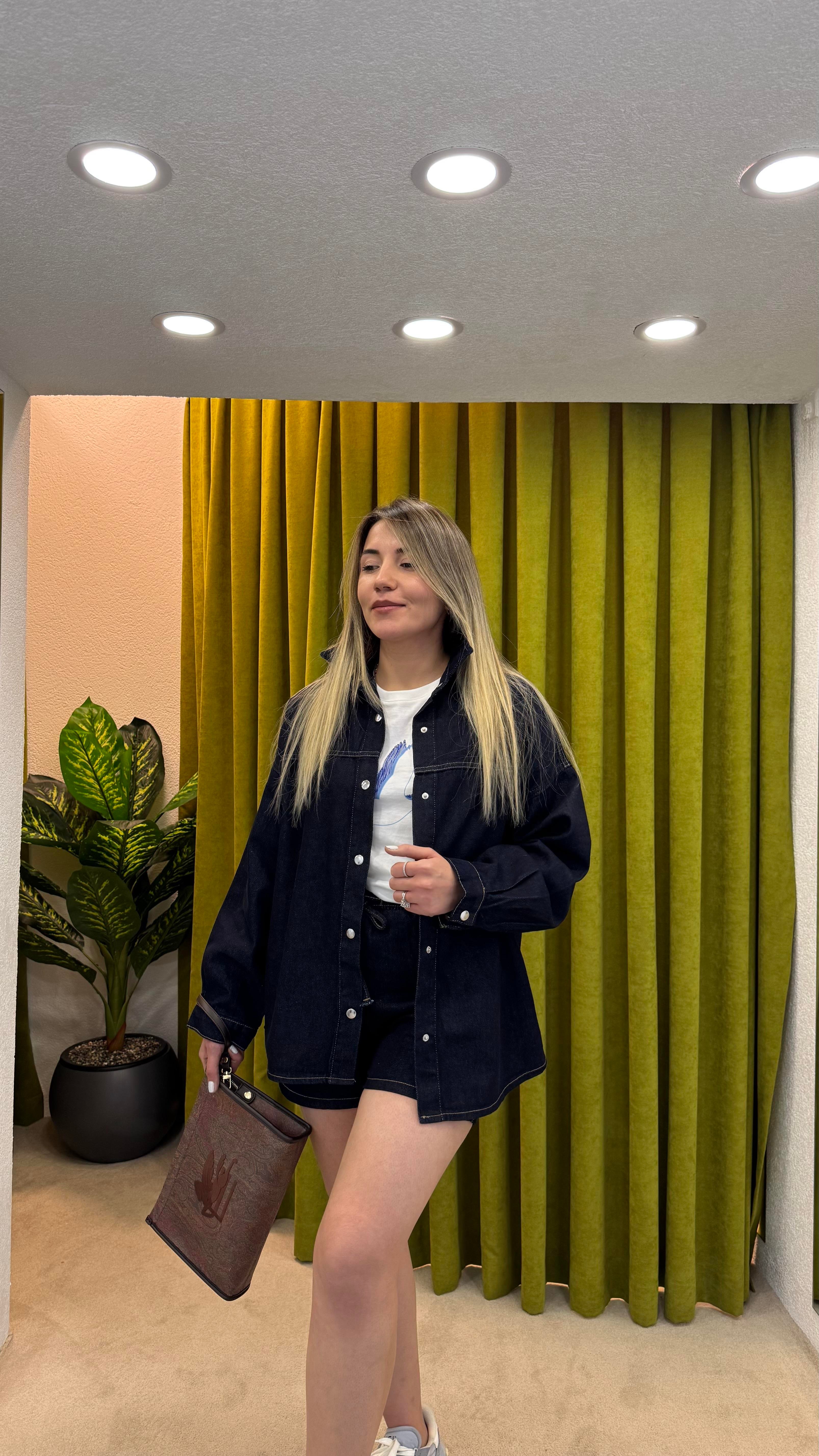 DENIM ŞORTLU TAKIM