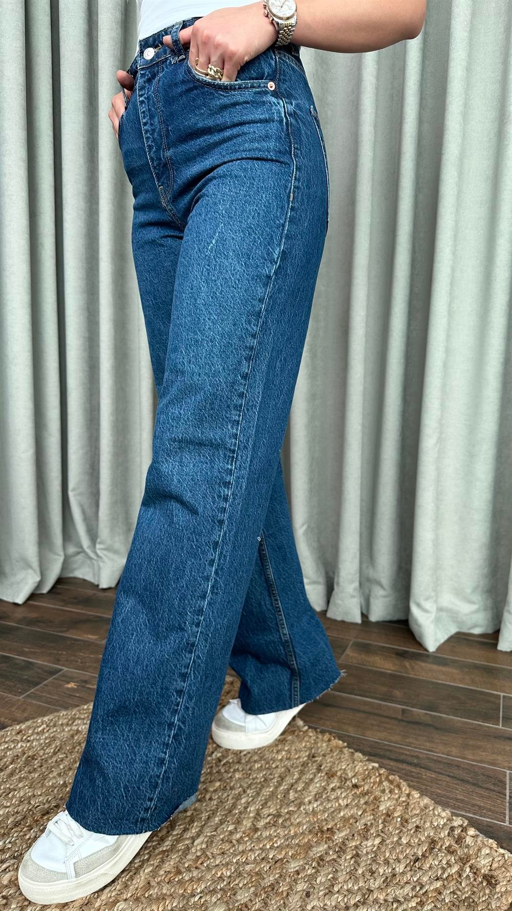 Geniş Paça Jeans 