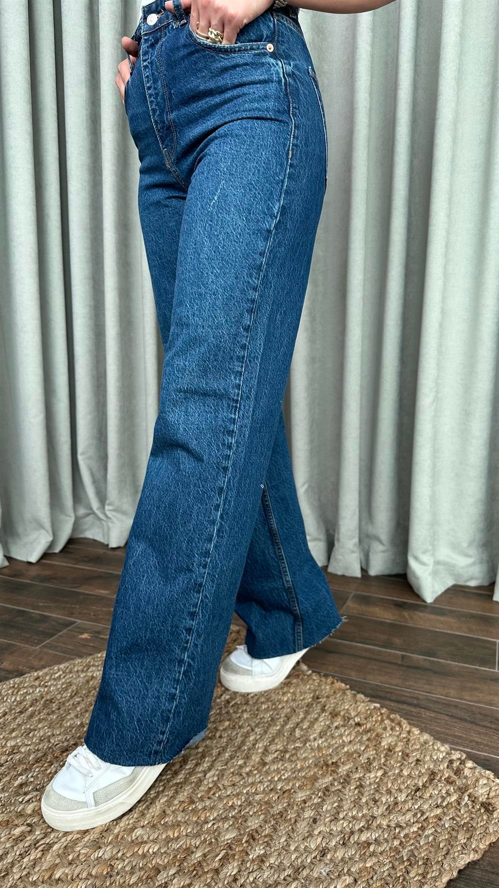 Geniş Paça Jeans 