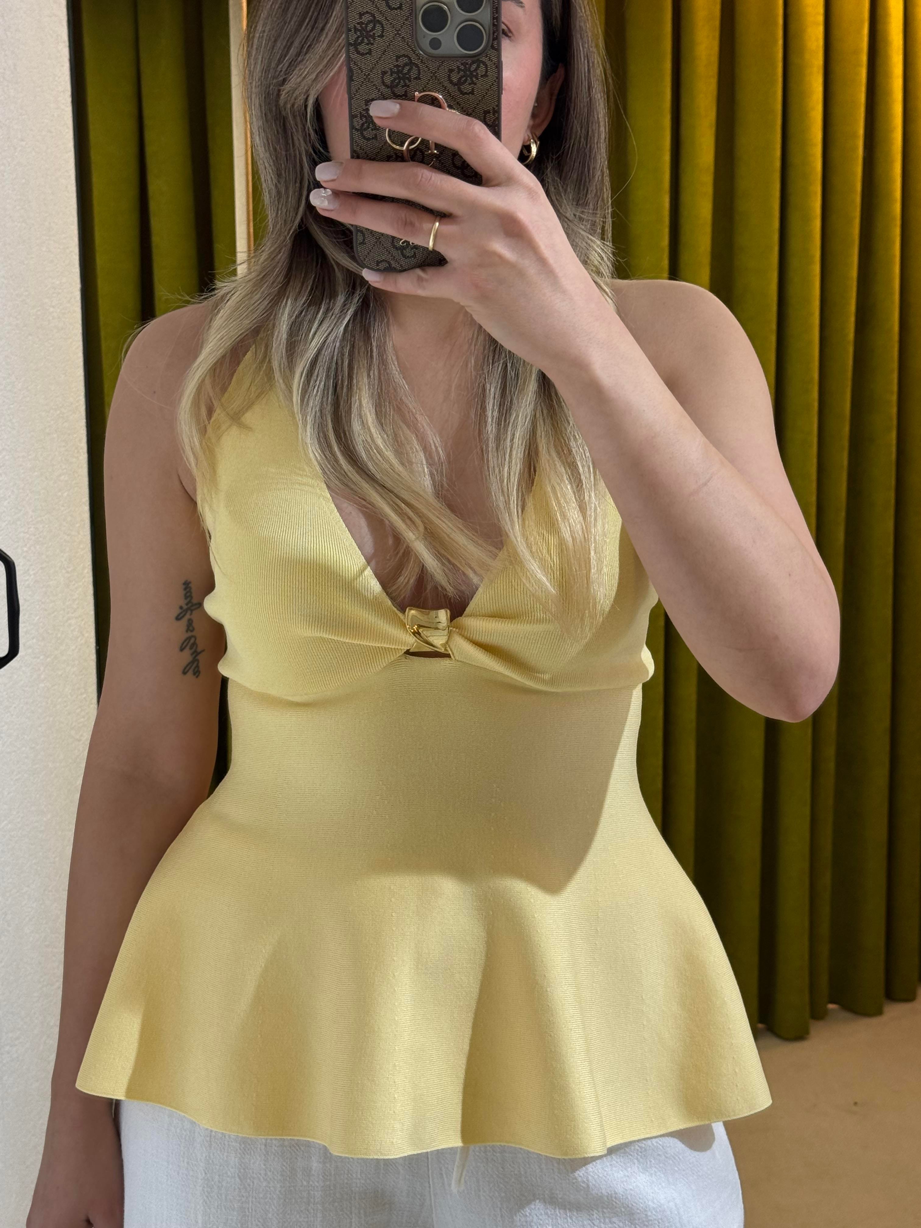 PEPLUM SARI TRİKO
