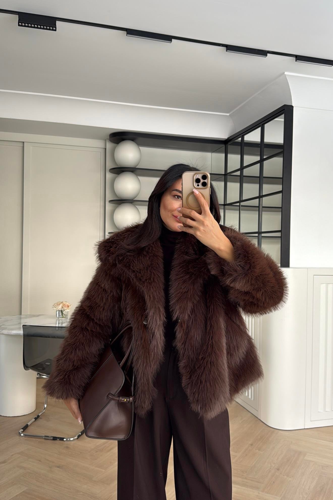 ACI KAHVE ASTARLI KÜRK