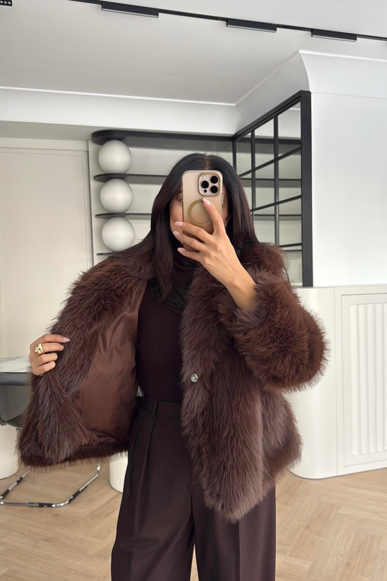 ACI KAHVE ASTARLI KÜRK