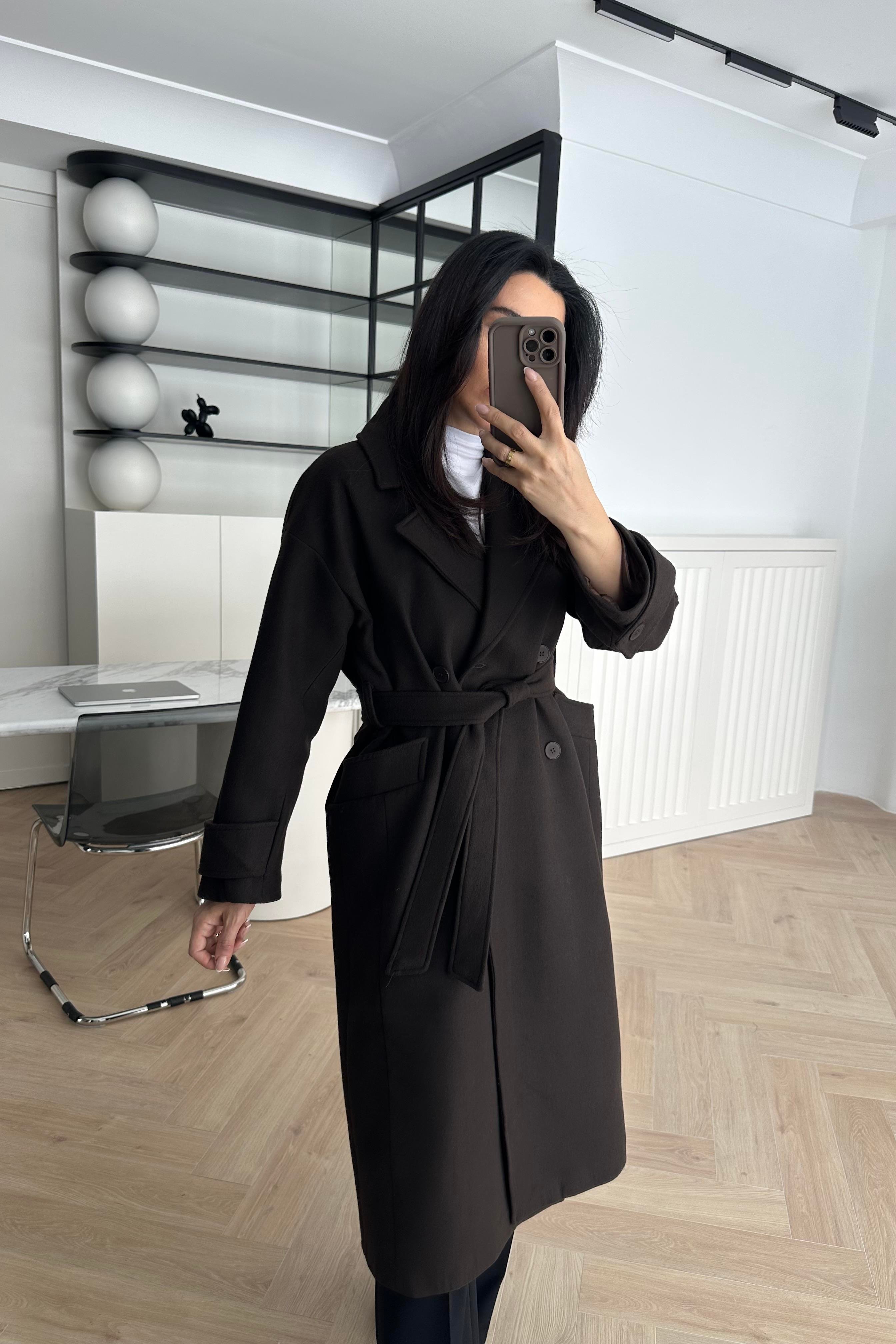 Acı Kahve Tokyo Model Premium Kaşe Kaban